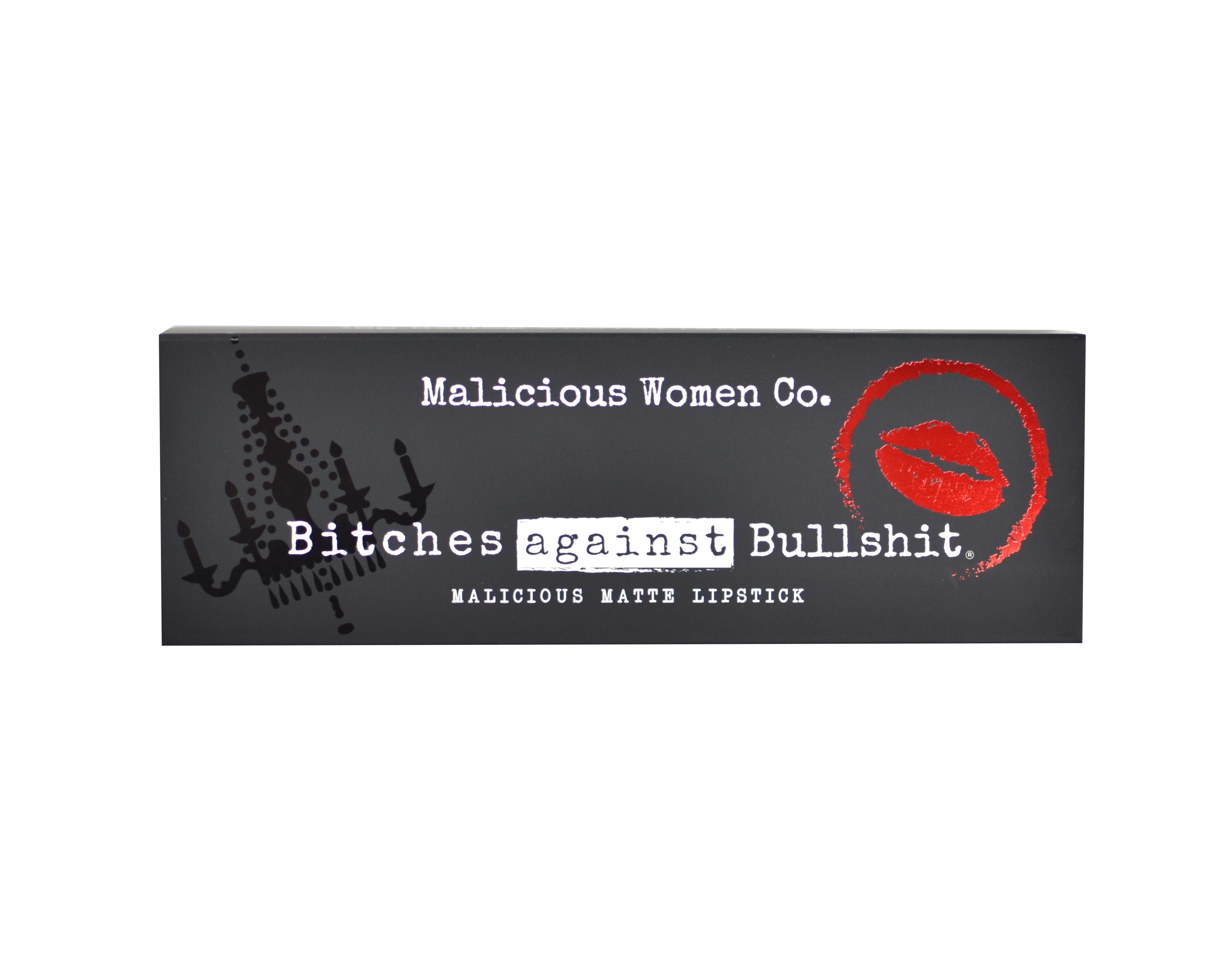 Bitches Against Bullshit - Malicious Matte Liquid Lipstick - Bitch Switch! (Muted Lavender) - Malicious Women Co. - Makeup